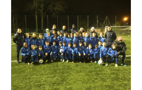 U11 : Entrainement du 9 Janvier avec Lionel Charbonnier / M6