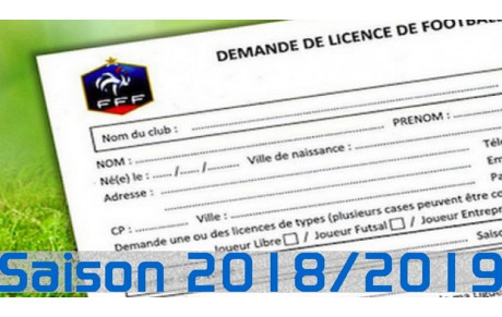 Ouverture des Inscriptions 2018-2019